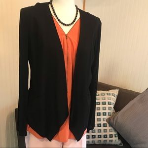 NWOT Tailored black open blazer jacket